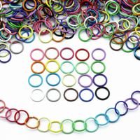 1x10mm 100pcs/lot 19 Colors Metal DIY Jewelry Findings Open Single Loops Jump Rings & Split Ring for jewelry making