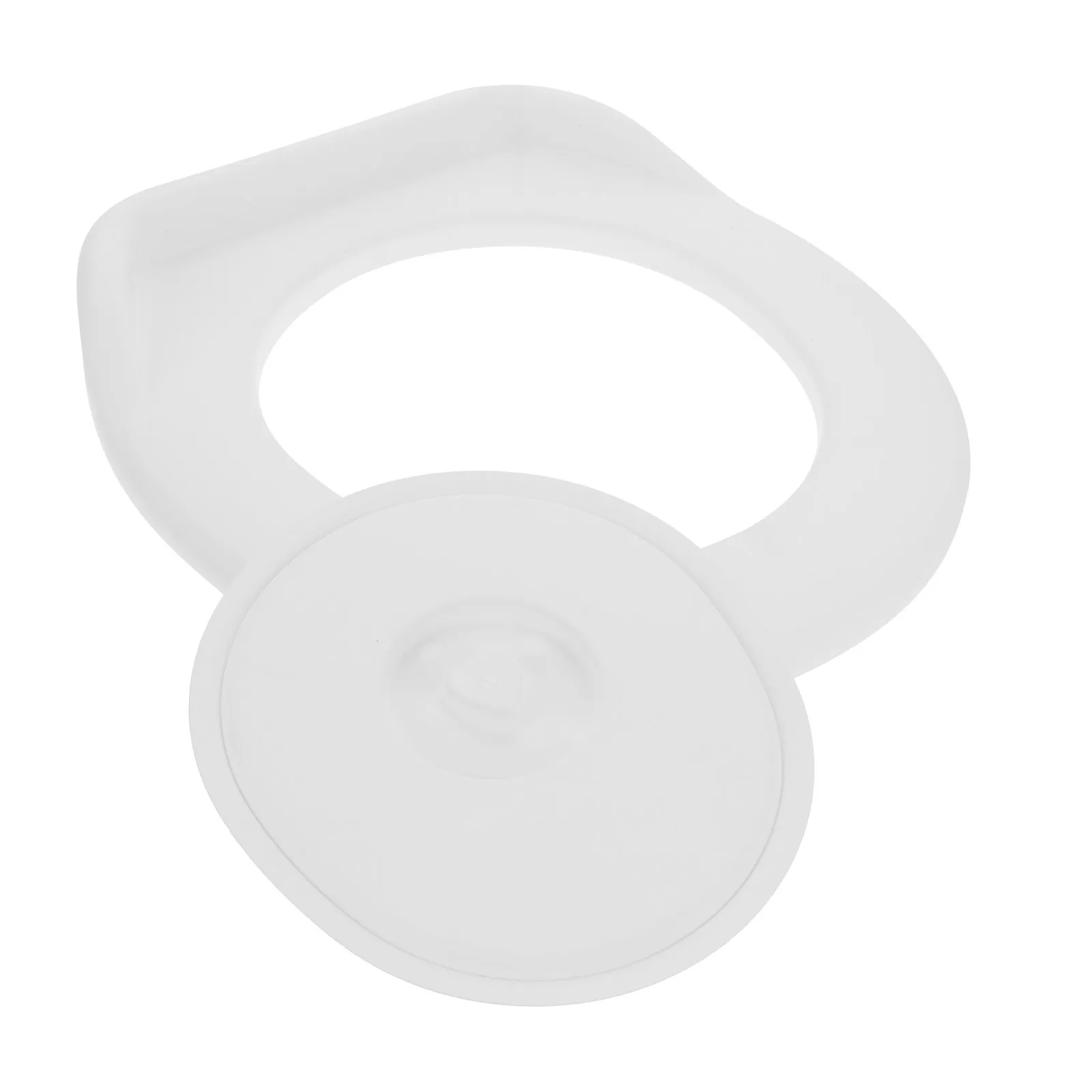 

1Set Toilet Seat Ring Thick Plastic Lid Construction Site Worker Portable Simple Temporary Outdoor Camping Emergency Toilet