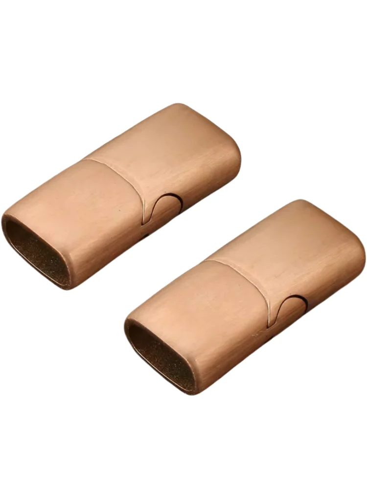NONE 10Pcs/Lot Edelstahl magnetische Verschlüsse für DIY Leder Armbänder Seil Charms Connector Schnalle Schmuck machen Zubehör 8