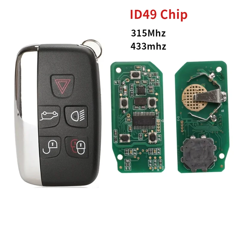 

315/434MHz car remote smart key fob fit Jaguar for Land Rover Discovery 4 Freelander Range Rover Sport Evoque nologo