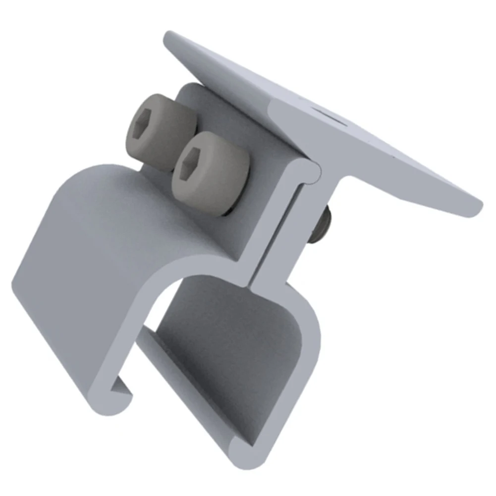 

1/4pcs Aluminium Standing Seam Clamp Sliver Aluminum Alloy Bracket Photovoltaic Solar Panel Installation Accessories