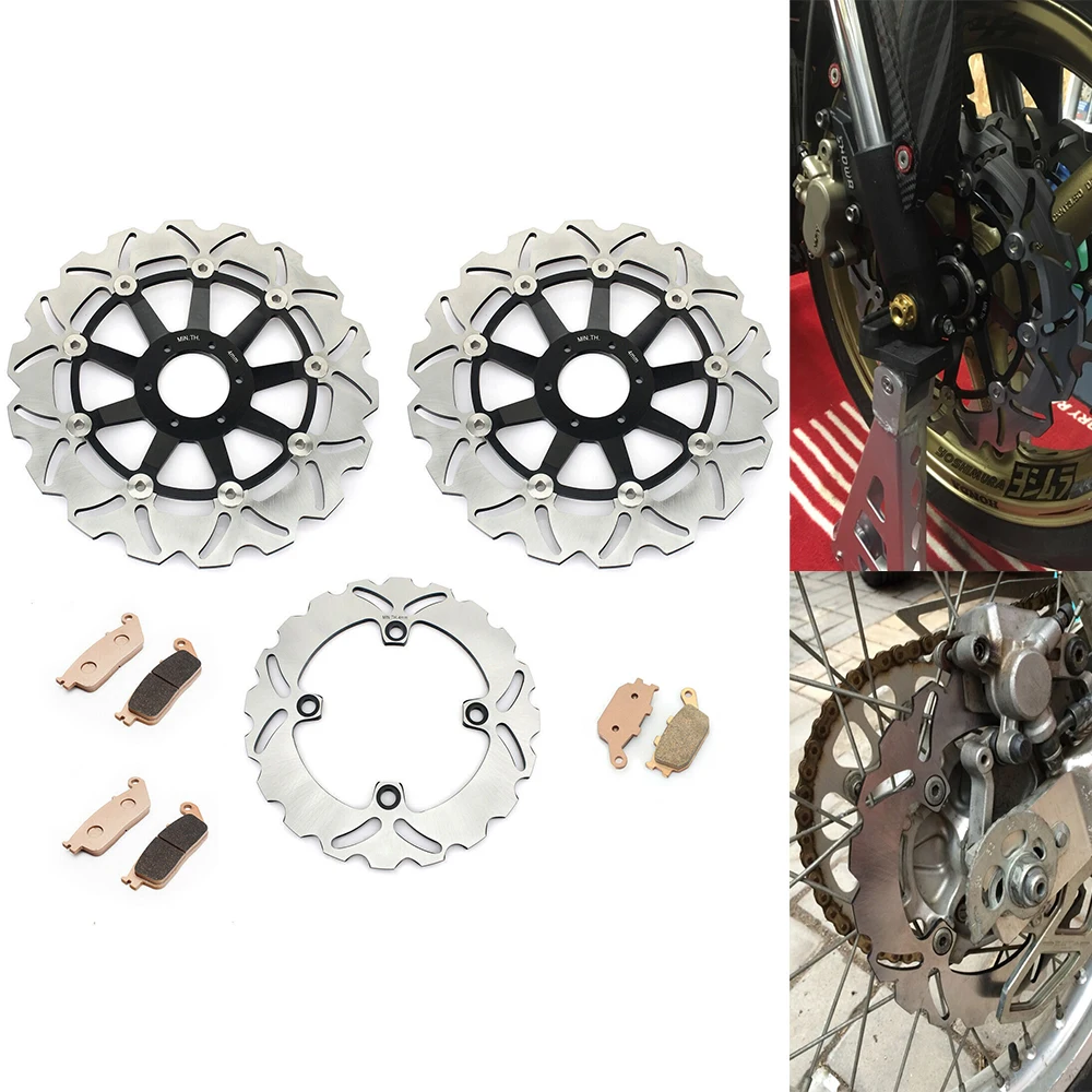BIKINGBOY Vordere und Hintere Bremsscheiben, Bremsbeläge CBR600F SuperSport F3 95 96 97 98 CBR 600 F4 F4i 99 00 01 02 03 04 05 06 07 – Detail 6