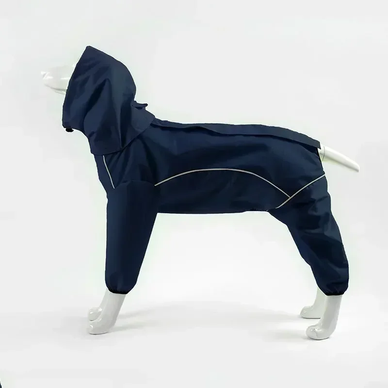 Large Dog Raincoat Waterproof Clothing for Big Dog Jumpsuit Corgi Samoyed Border Collie Husky Labrador Golden Retriever Clothes