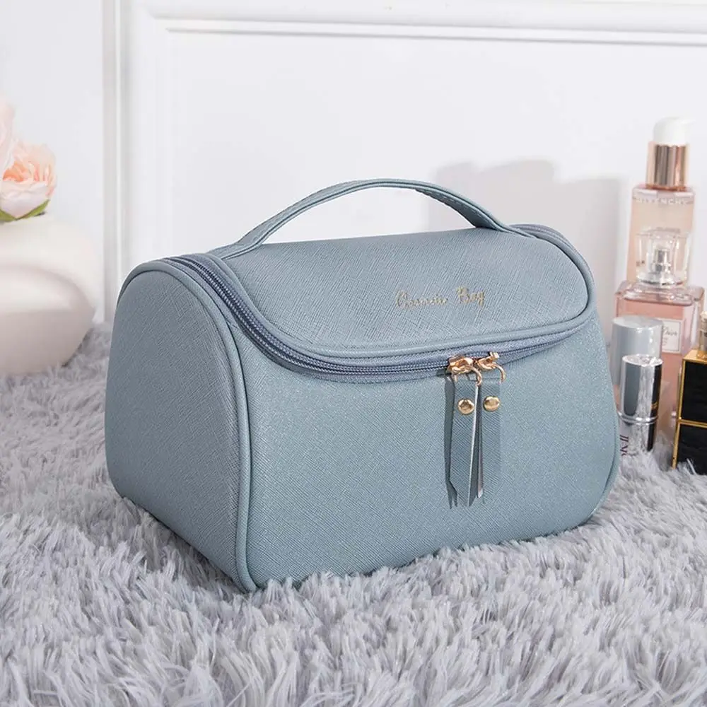 

Women Handle Outdoor Travel Organzier Wash Handbags Travel Cosmetic Cases Storage Toiletry Bag Cosmetic Bags Makeup Bags