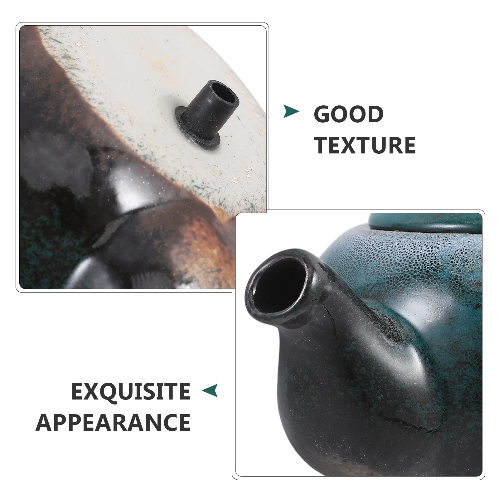 

Ceramic Jar Water Circulation Fountain Decorative Pot Open Design Efficient Water Flow for Garden Courtyard Balcony Indoor