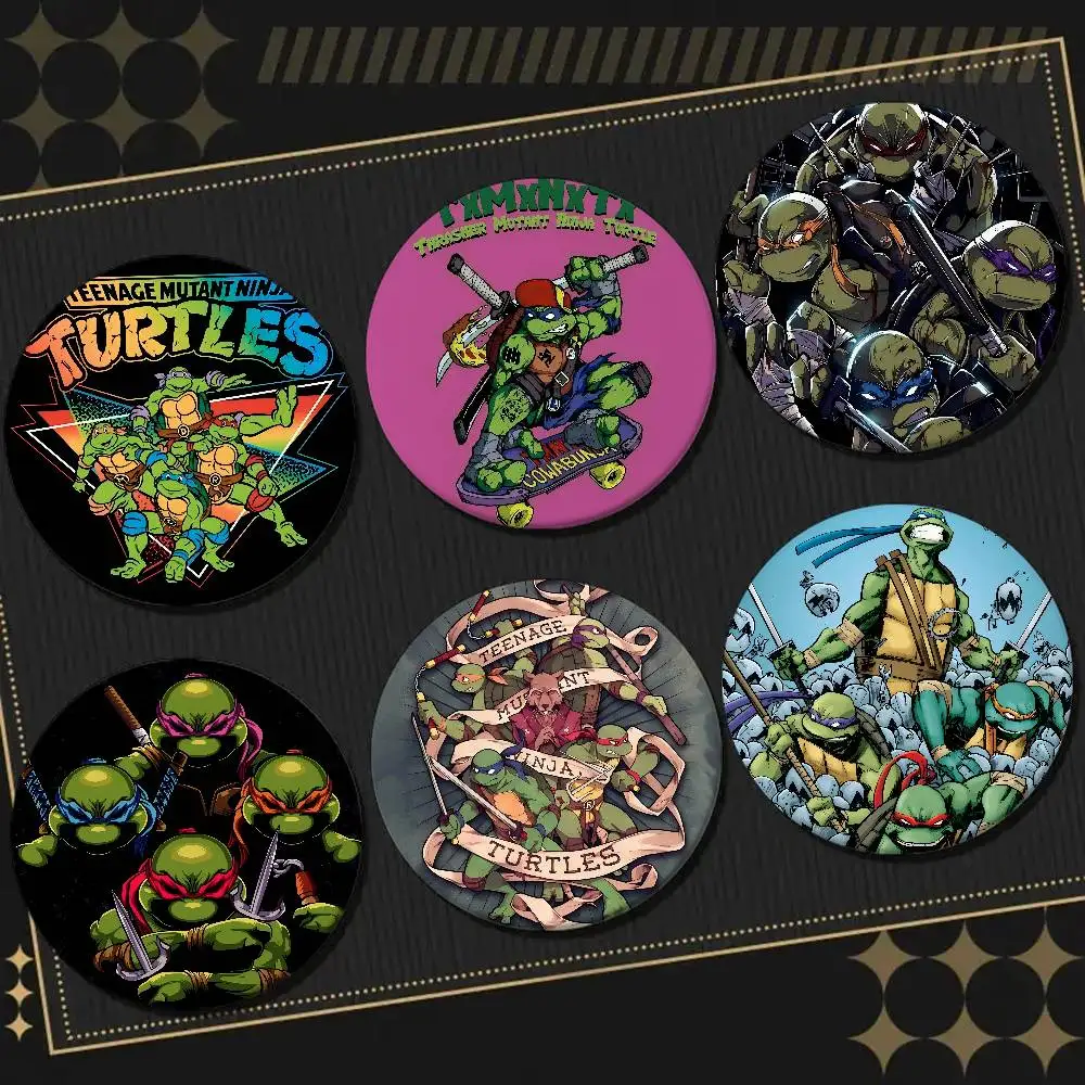 Street Art Ninja Turtles Abzeichen Pins Anstecknadeln Hut Pins Broschen Geschenke Dekor Rucksäcke
