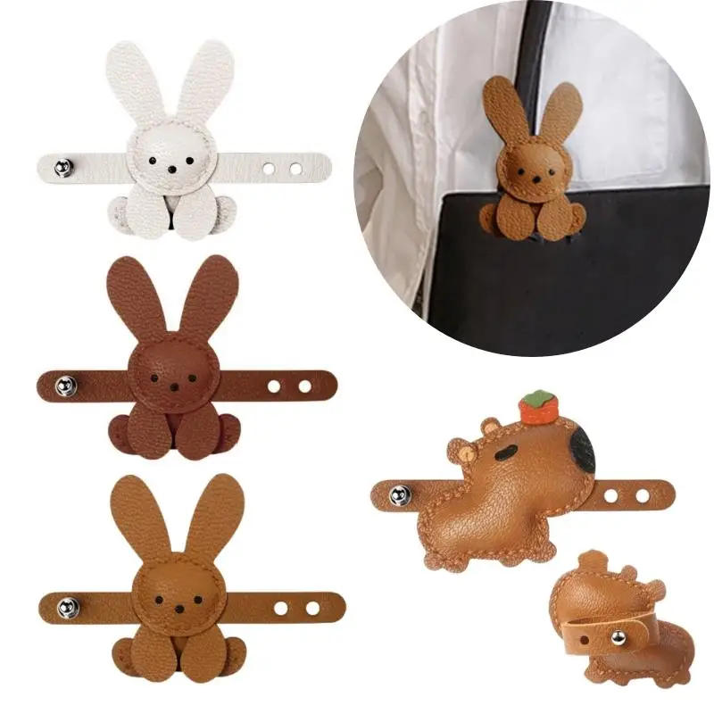 

Little White Rabbit Bag Charm Handmade Cute Bunny Bag Pendant Bag Strap Decoration Adjustable Rabbit Shape Car Key Accessories