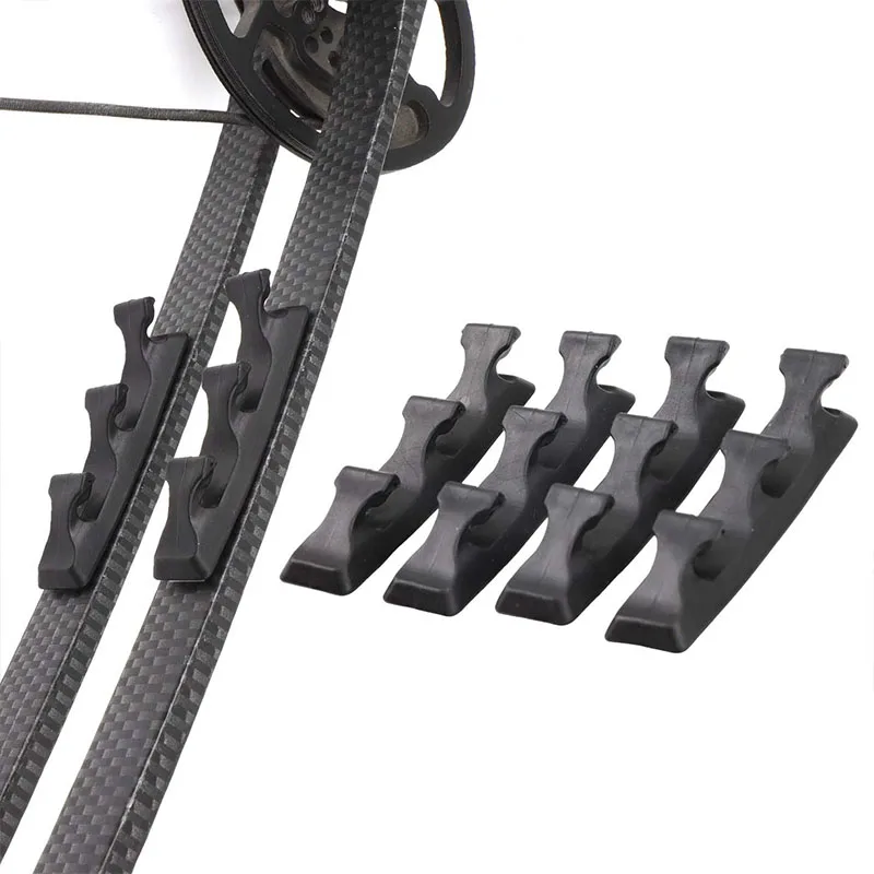 

4pcs Archery Compound Bow Limb Stabilizer Shock Absorber Dampener Vibration Target Hunting Shooting Accessories