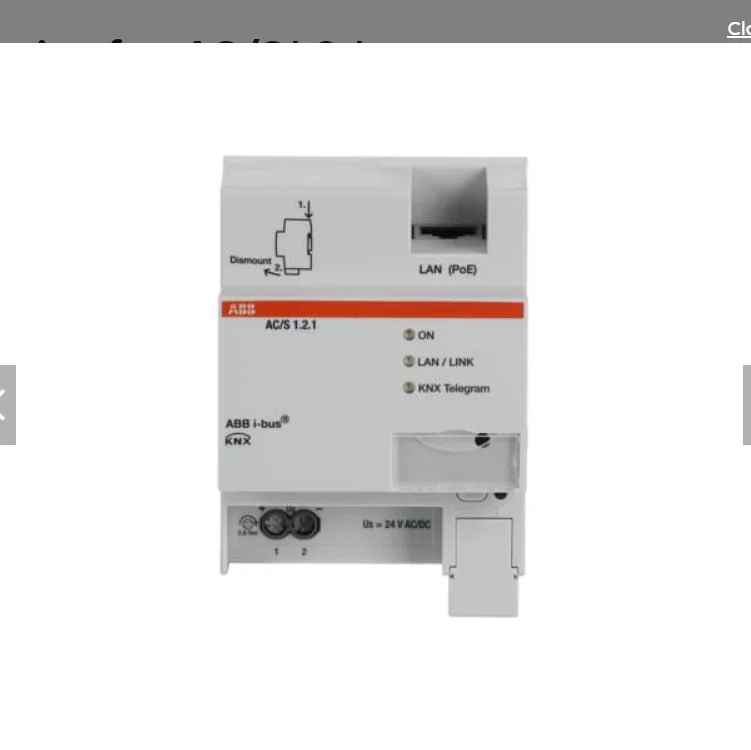 

ABB Circuit Breaker AC/S1.2.1 Product ID: 2CDG110206R0011