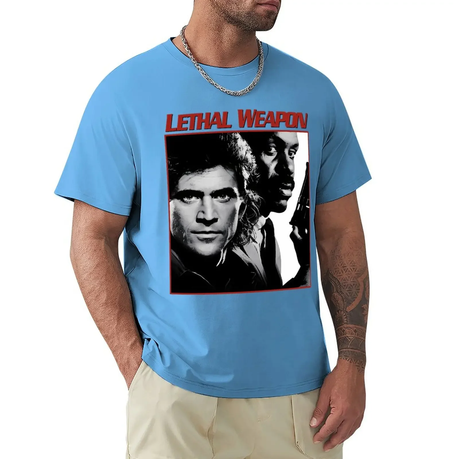 Lethal Weapon 90s T-Shirt cheap stuff blue archive men t shirts