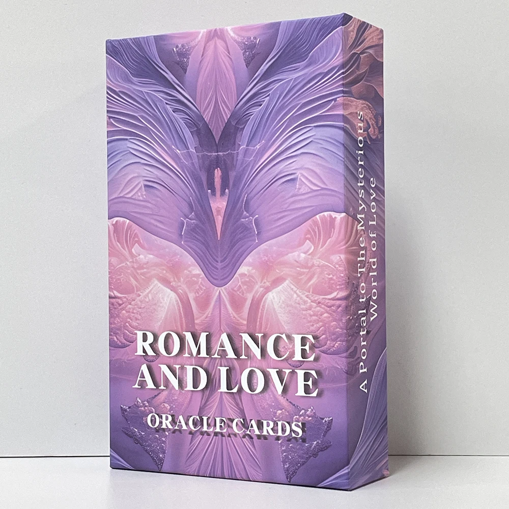 Romance Oracle Cards Tarot English Version 12x7 in Box Fortune Telling Toys Prophet Divination Deck with Meaning on It