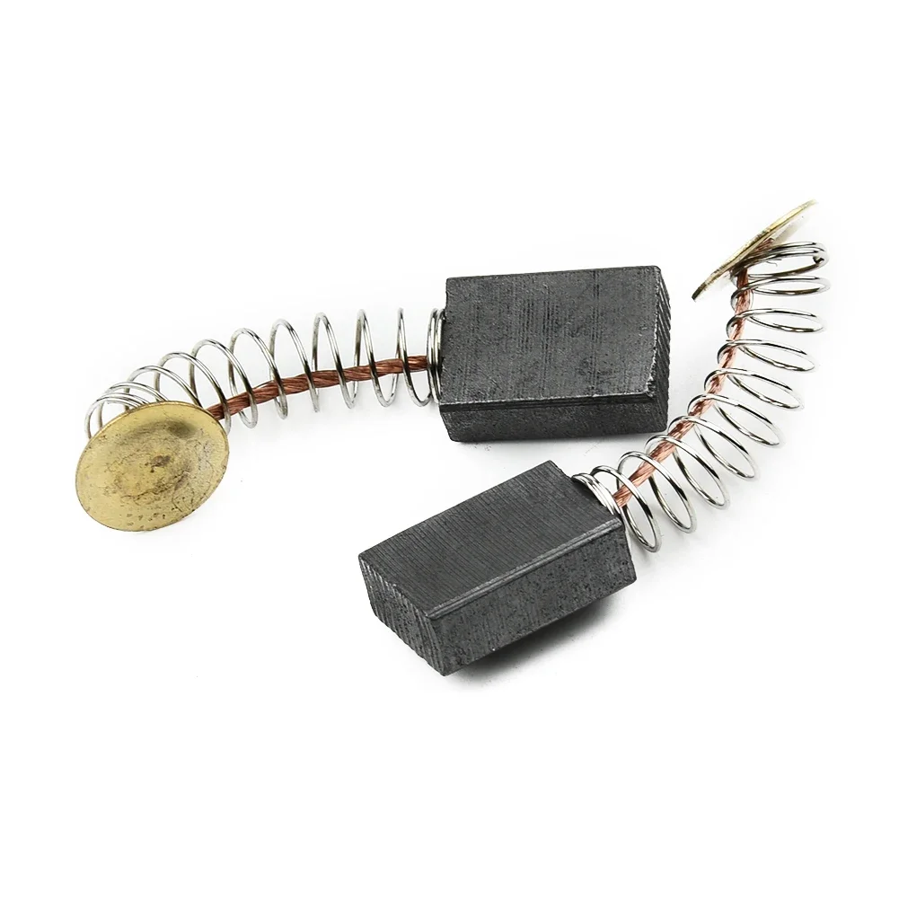 10pcs Carbon Brush Repairing Power Tool Parts Electric Hammer Motor Drill Angle Grinder Replacement 6*12*17mm