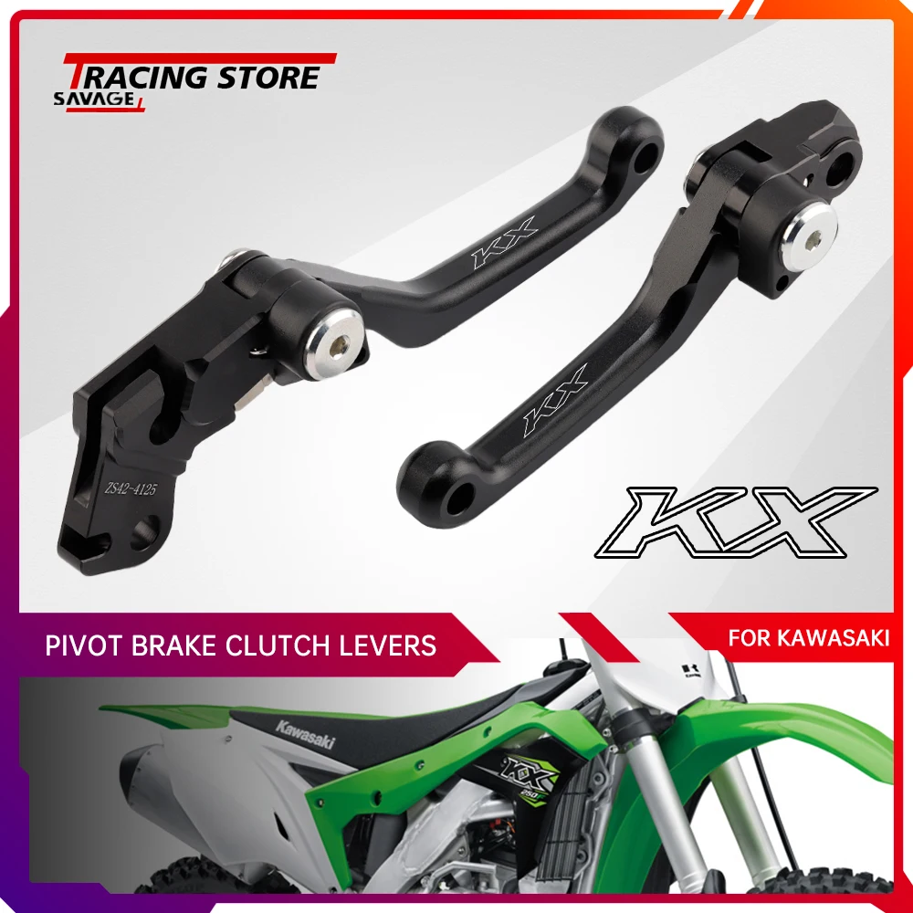 

KX Pivot Brake Clutch Levers For KAWASAKI KX80 KX100 KX125 KX250 KX500 1994 1995 1996 Motorcycle Accessories Dirt Bike Handlebar