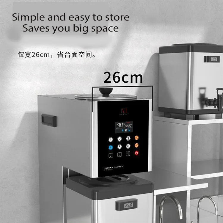 QDMECH China Supplier Convenient Bubble Tea Extraction Machine Intelligence Low Price Fully Automatic Tea Brewing Machine