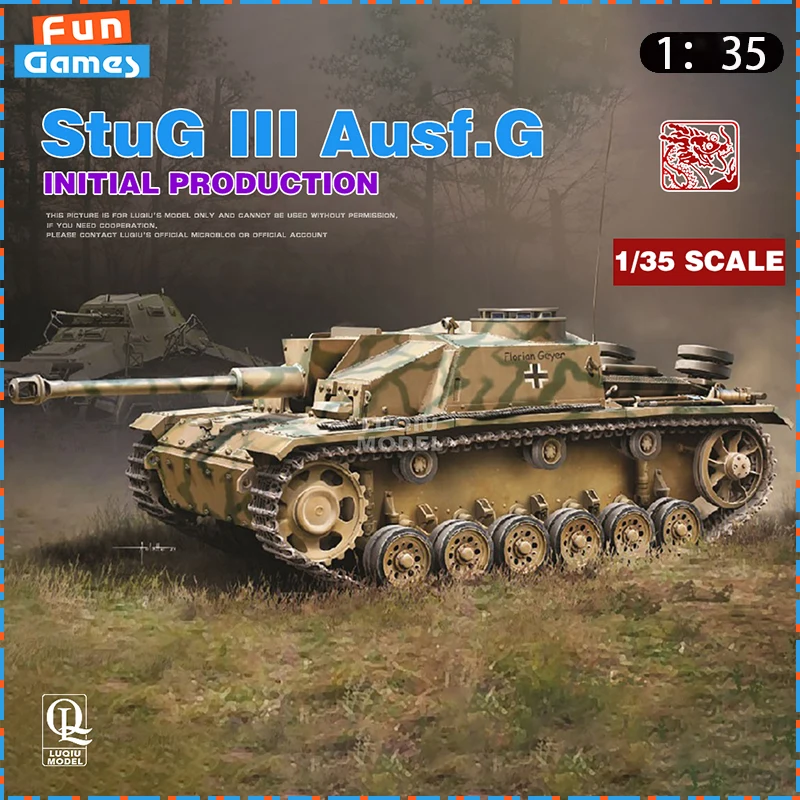 

Dragon 1/35 German No.3 Assault Gun G Type Assemble Figure 6755 Tank Model Uncolored Collectible Custom Plastic Boy Toy Gift