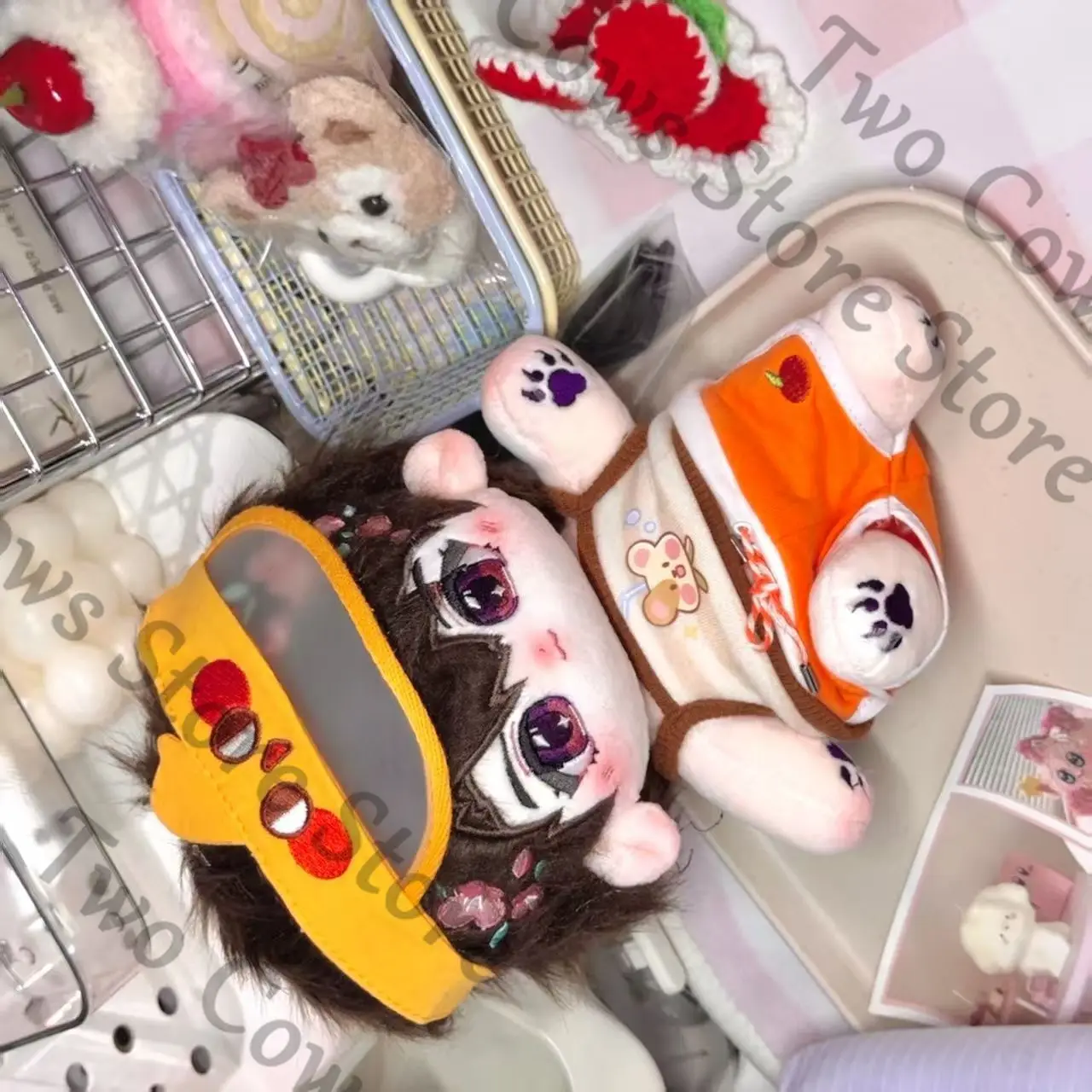 

【Цветы Шепот в день】Кололеги любви и глубокого пространства, изысканная 20-сантиметровая обнаженная хлопковая кукла, подарок высокого качества