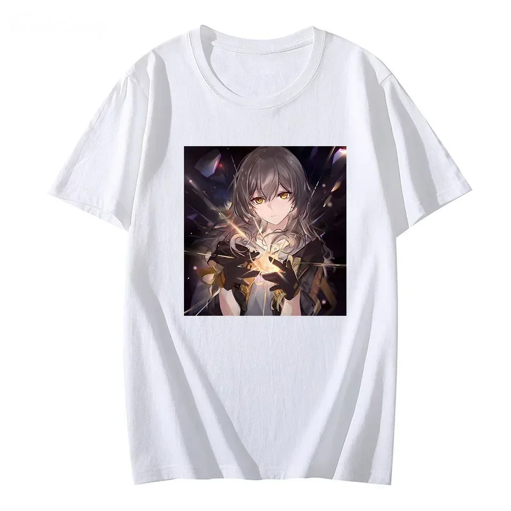 Honkai Star Rail Print Women T-shirt Fashion Anime Summer Loose O-neck Clothes Graphic Short Sleeve Tee Shirts Casual Clothing