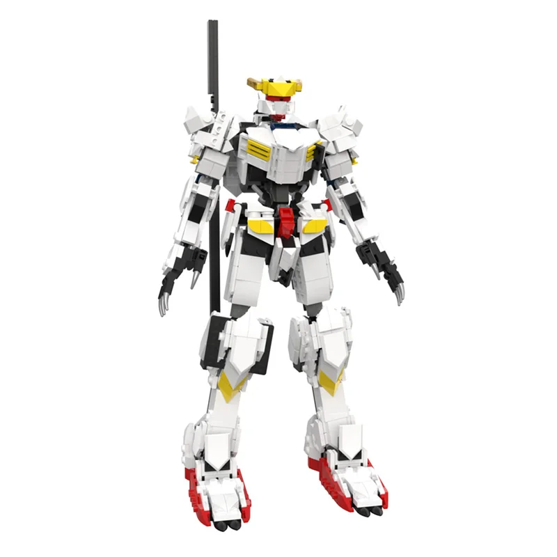 

MOC Anime Mecha Robot Barbatos 4th Form Building Block Kit Battles Figure Mechanical Warrior Bricks Model DIY Kid Brain Toy Gift