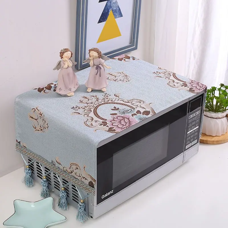 Europe Decorative Microwave Oven Covers Kitchen Dust-proof Protective Cover Universal Multi-functional Bedside Table Protector