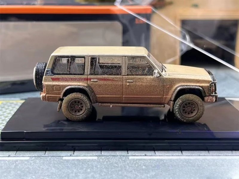 Shadow Pro 1/64 Patrol Y60 SUV Legering Motorvoertuig Diecast Modellen Auto Speelgoed Collectie Jongen Kerstcadeaus