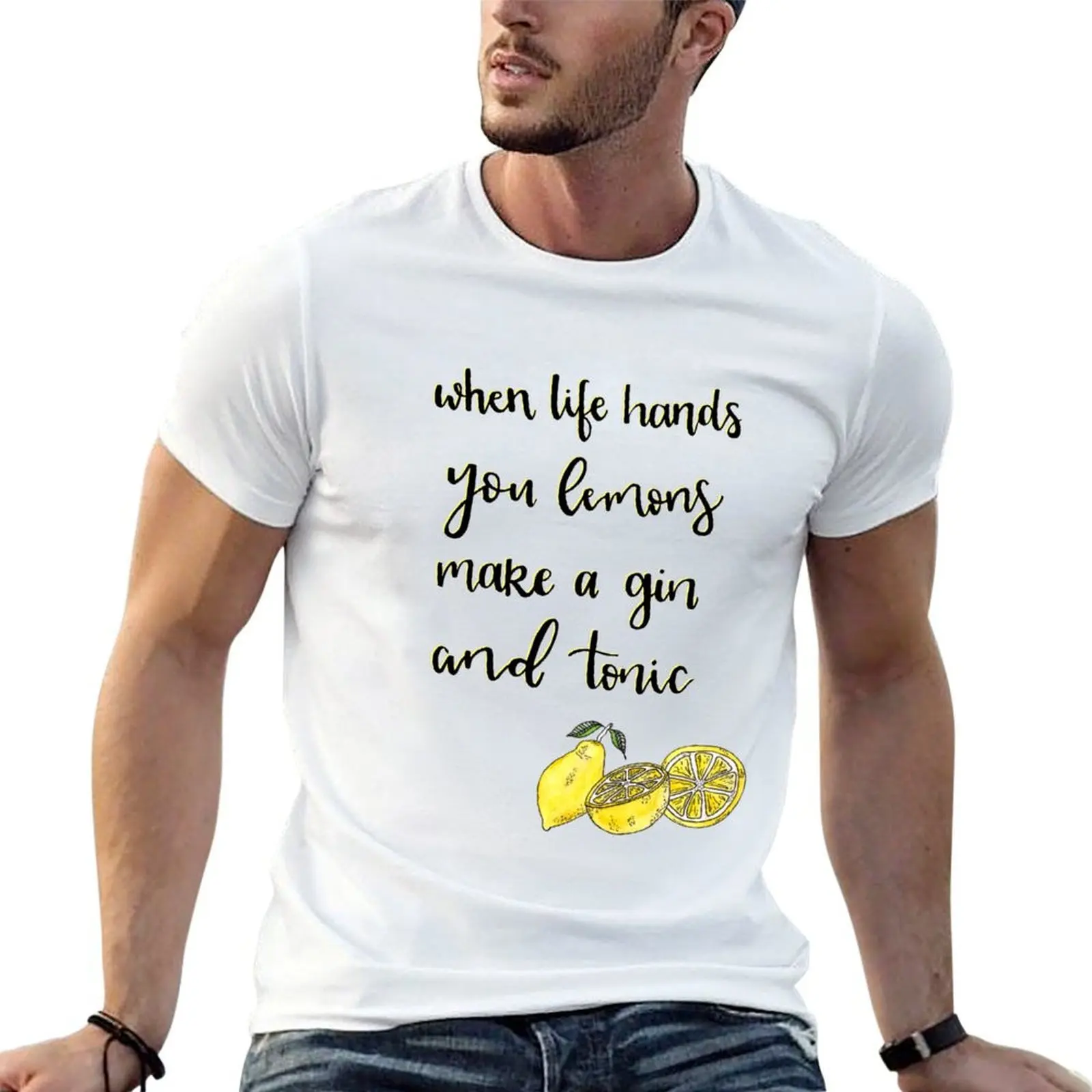 

Gin and Tonic T-Shirt funny t shirts man man t shirt summer T-Shirt