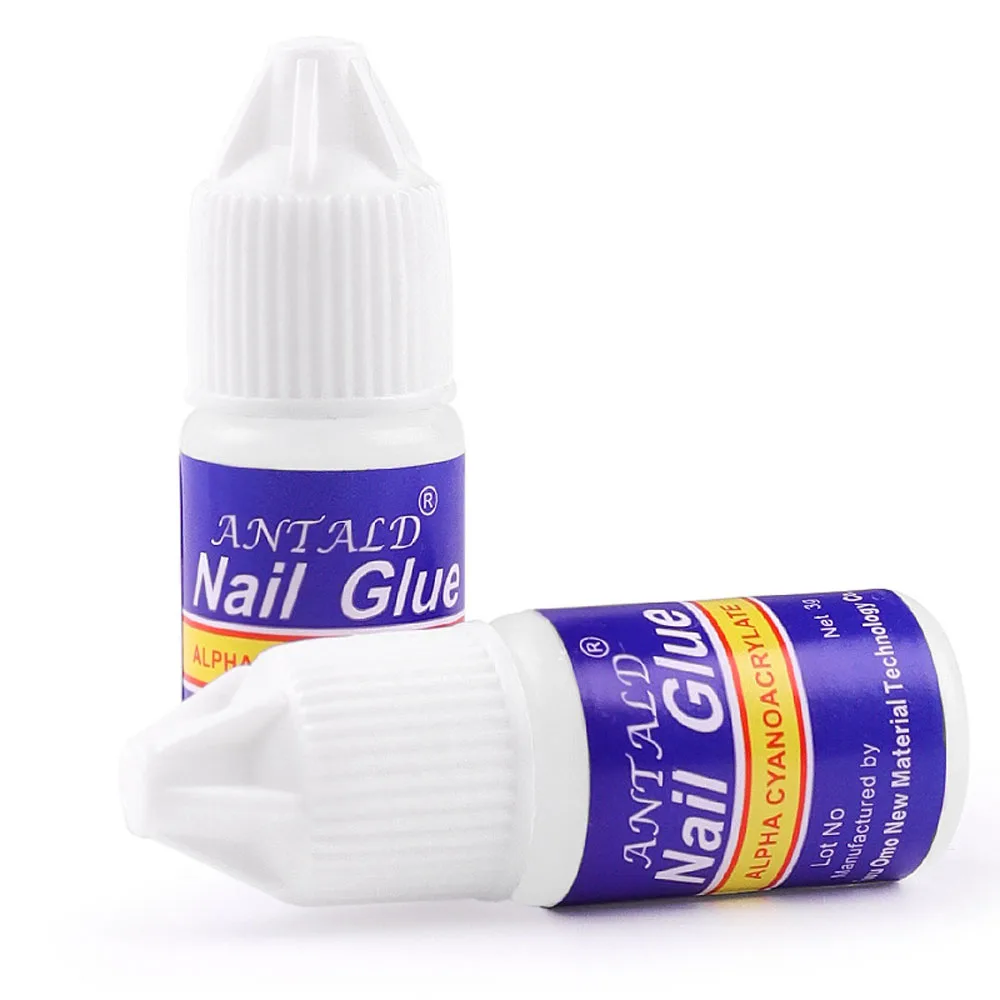 3g Fast Drying Nail Glue for False Nails Tips Glitter Acrylic Gem Nail Rhinestone Decoration Adhesive Strong Hold Extension Glue