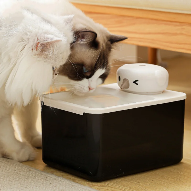 

Новый умный диспенсер для воды большой емкости с низким уровнем шума, диспенсер для воды для кошек и собак, легко чистящиеся товары для домашних животных