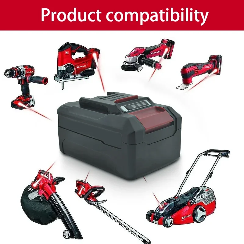 

X-Change 6000mAh Replacement for Einhell Power X-Change Battery Compatible with All 18V Einhell Tools Batteries with Led Display