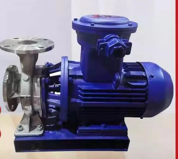 Low speed stainless steel horizontal pipeline pump anti-corrosion chemical centrifugal pump