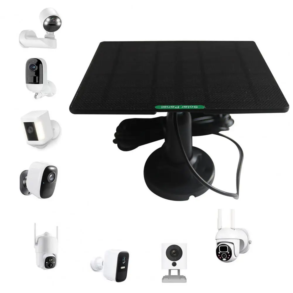 Weather-resistant Solar Charger 5v/1000ma Output Solar Charger Wall Mount Solar Panel Charger for Ring Video for Outdoor