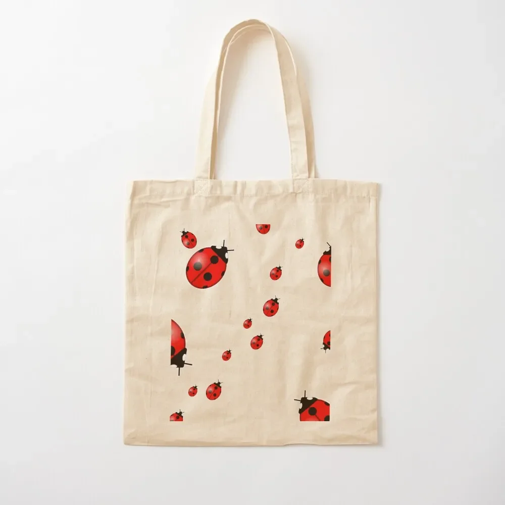 

Ladybugs Ladybird Cute Bugs Lover Gift Tote Bag Woman shopper bag tote bag custom Big for beach