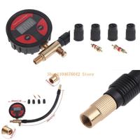 5asd Air Pressure Gauge Meter LCD Display Tire Pressure Gauge 0-200PSI LCD Digital Tyre Tire fits for Car Truck Motorcycle