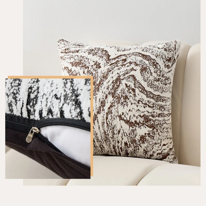 New Texture Pillow Cover Three-dimensional Cushion Simple Home Sofa Living Room Decoration Pillowcase