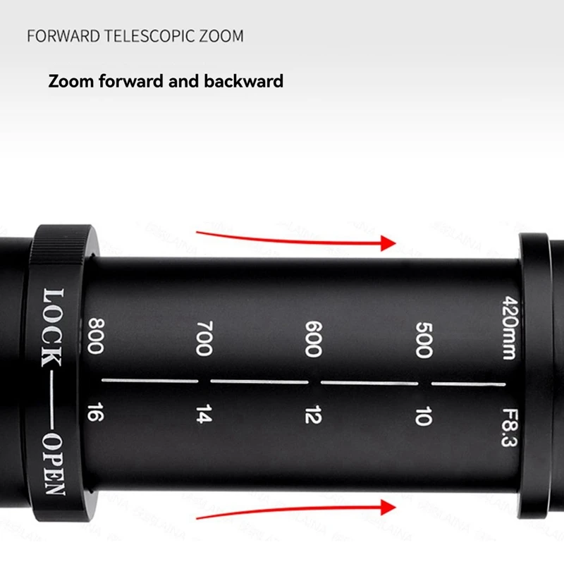 

Телеобъектив с зумом 420-800 мм F/8.3-16 с ручным зумом, объектив для зеркальной камеры, подходит для камер-A32R