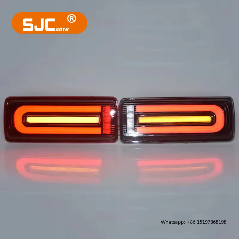 

SJC для Mercedes Benz G Class W463 G63 Задние фонари 2007-2017 в сборе Светодиодные задние фонари Автомобильные аксессуары Модифицированный указатель поворота