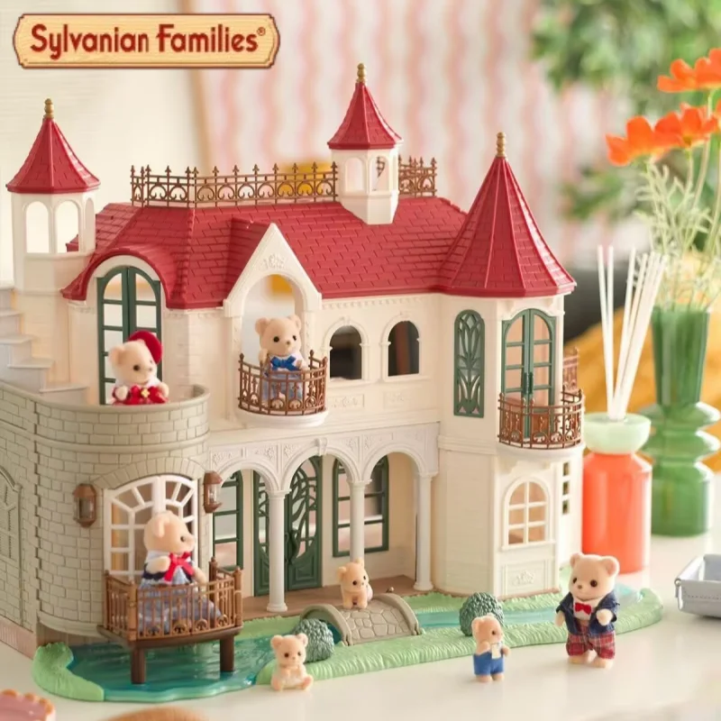 sylvanian-families-oficial-y-original-serie-red-roof-riverside-manor-miniatura-de-casa-de-munecas-con-accesorios-juguete-de-simulacion-regalo