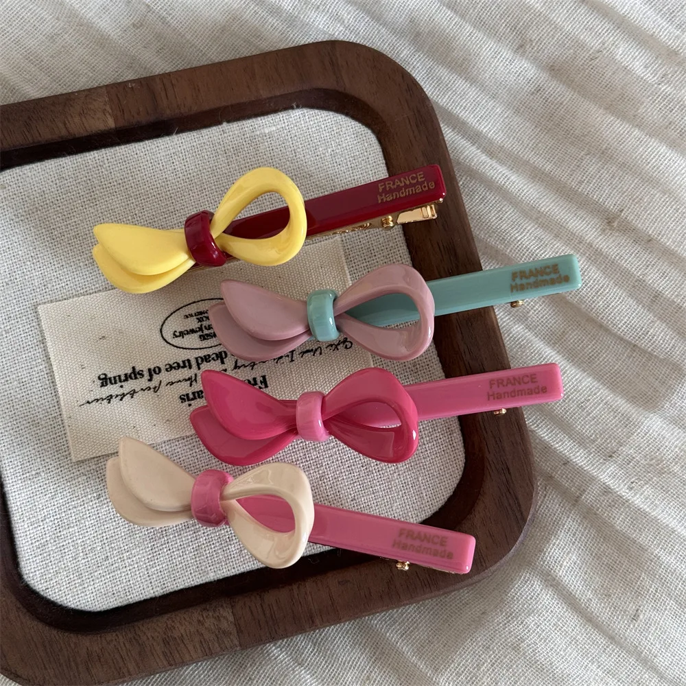 เยลลี่สีเนื้อ acetate ผีเสื้อ hairclip edgeclip sideclip กิ๊บหัก bangsclip duckbillclip อุปกรณ์เสริมผม 2025