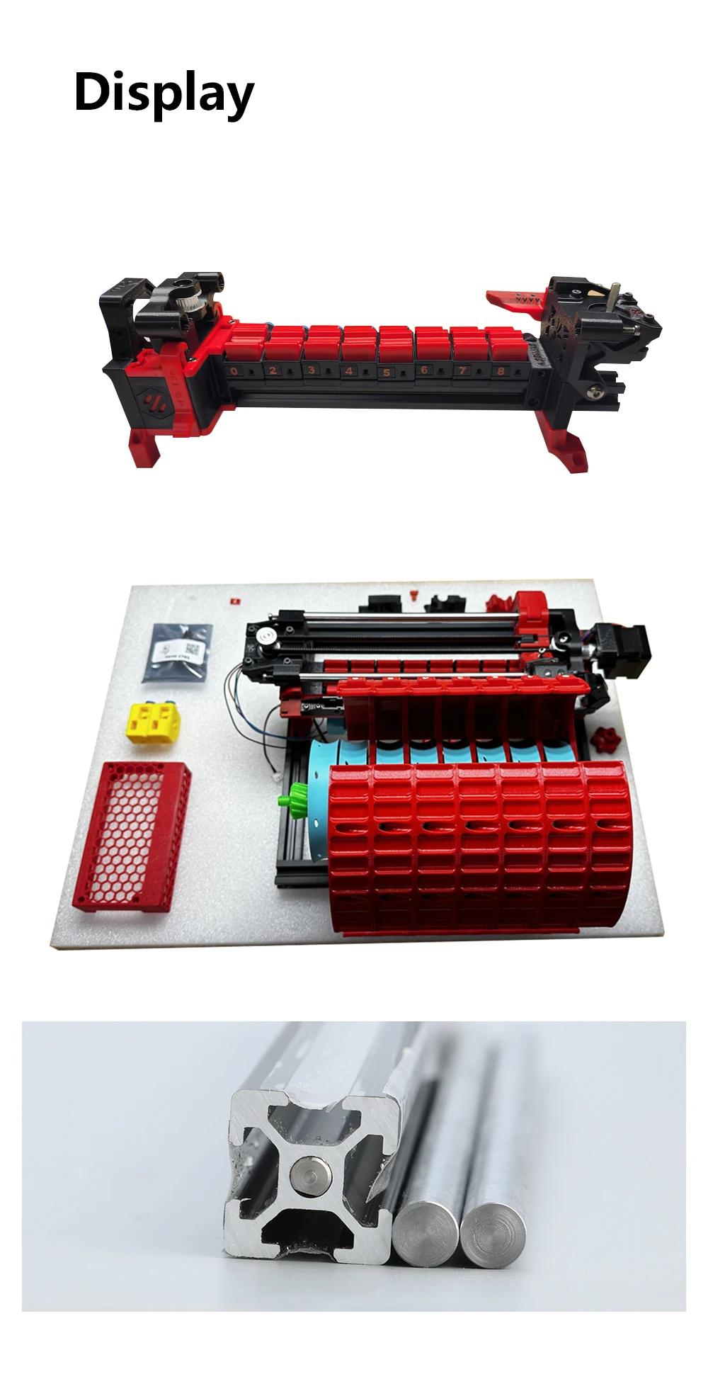 Trianglelab Offizielles Zertifikat 8-Farben Enraged Rabbit Cotton Tail Inline Buffer ERCF V2 Rabbit 2.0 3D-Drucker Voron EXTRduer – Detail 22