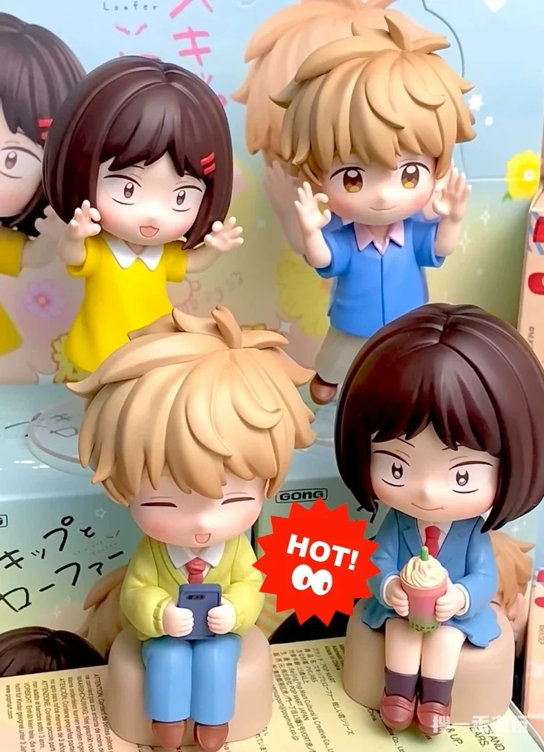 Original Pop Mart Skip and Loafer Shining You Blind Box Iwakura Mitsumi Shima Sousuke Sammelfigur Anime-Spielzeug Ornament Geschenk – Detail 1