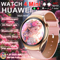 2025 New For Huawei Watch 4 Mini Women Custom Dial NFC GPS Trajectory clock Heart Rate Oximetry Waterproof BT Call Smart watch