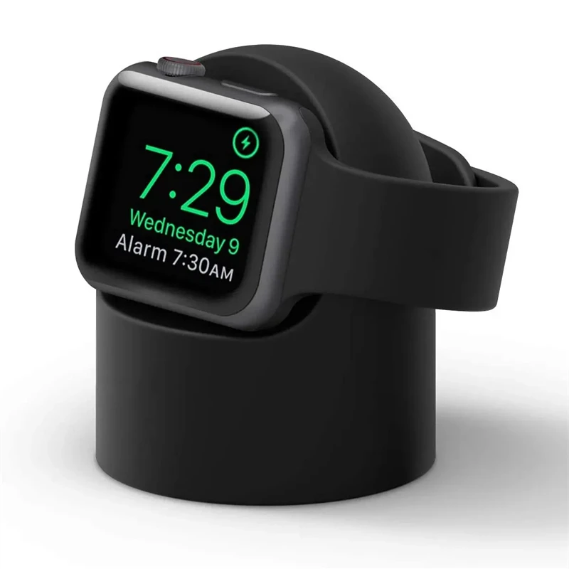 Ładowarka do Apple Watch Series 9 8 7 SE 6 5 3 Ultra1 2 49 mm 45 mm 44 mm 42 mm 41 mm 40 mm 38 mm Trwały silikonowy tryb szafki nocnej