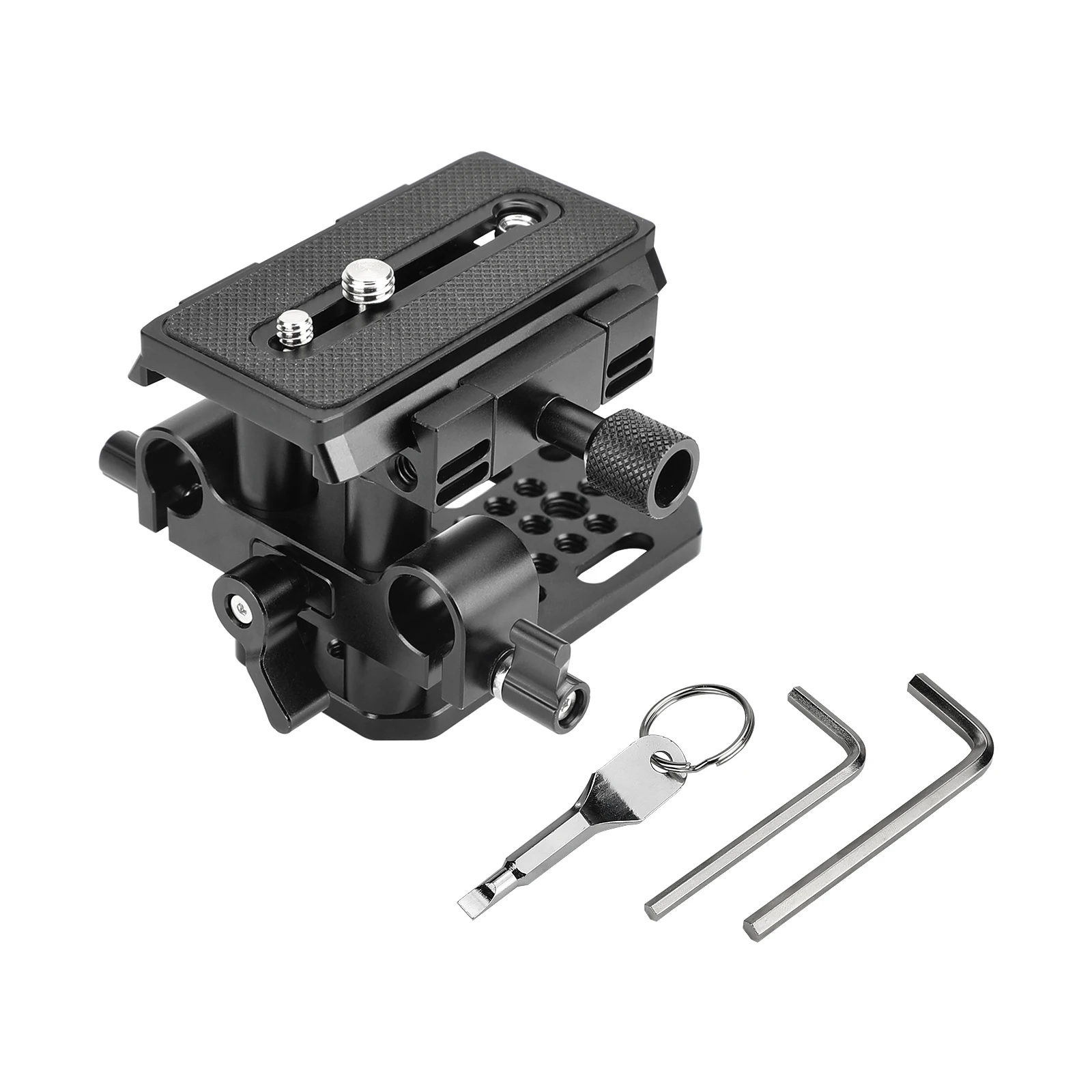 SZRIG ARCA Swiss Style QR Mount Base With Tripod Baseplate & 15mm LWS Rod Clamp With 1/4\