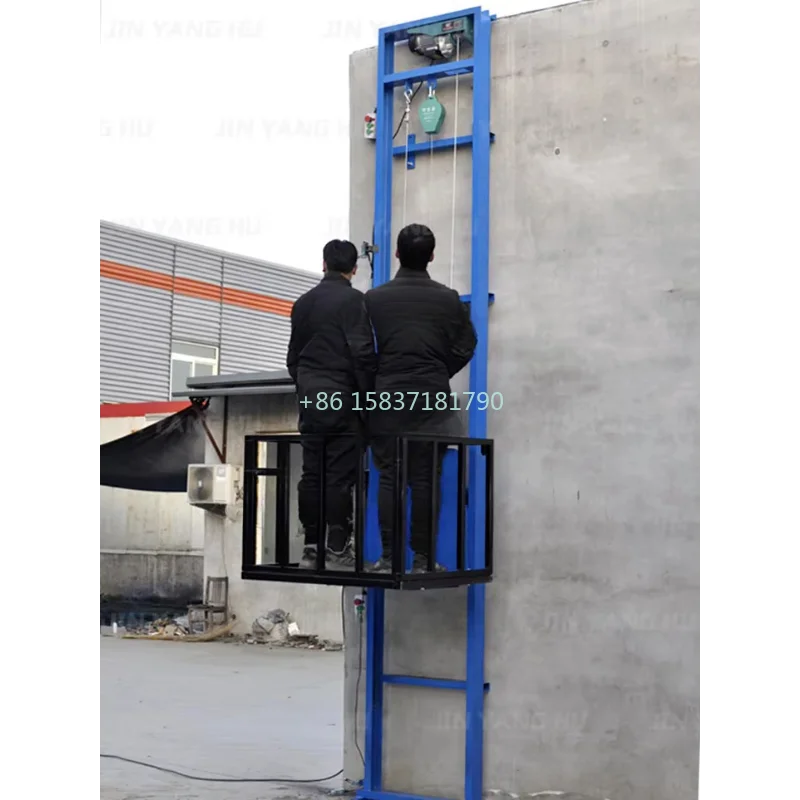 

Electric Cargo Lifts Freight Elevators Lifting Platform Goods Lifting Vertical Platform Manlift Machine for Wall House Outdoor