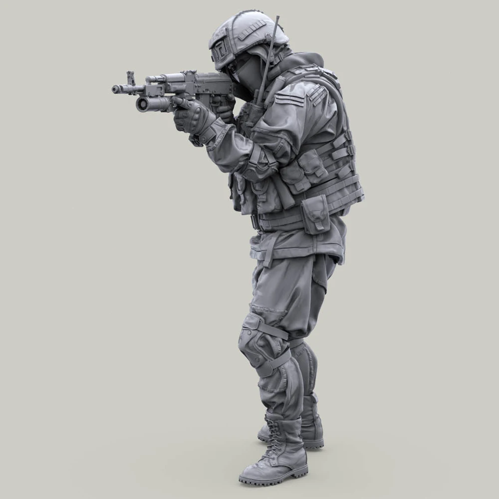 1/35 Russian Army soldier, Resin Model figure soldier, GK, military theme, Unassembled and unpainted kit