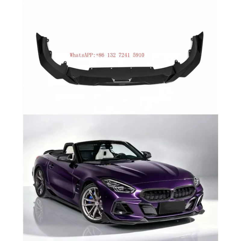 For  Dry Carbon Fiber Front Lip Spoiler High Quality Factory Direct