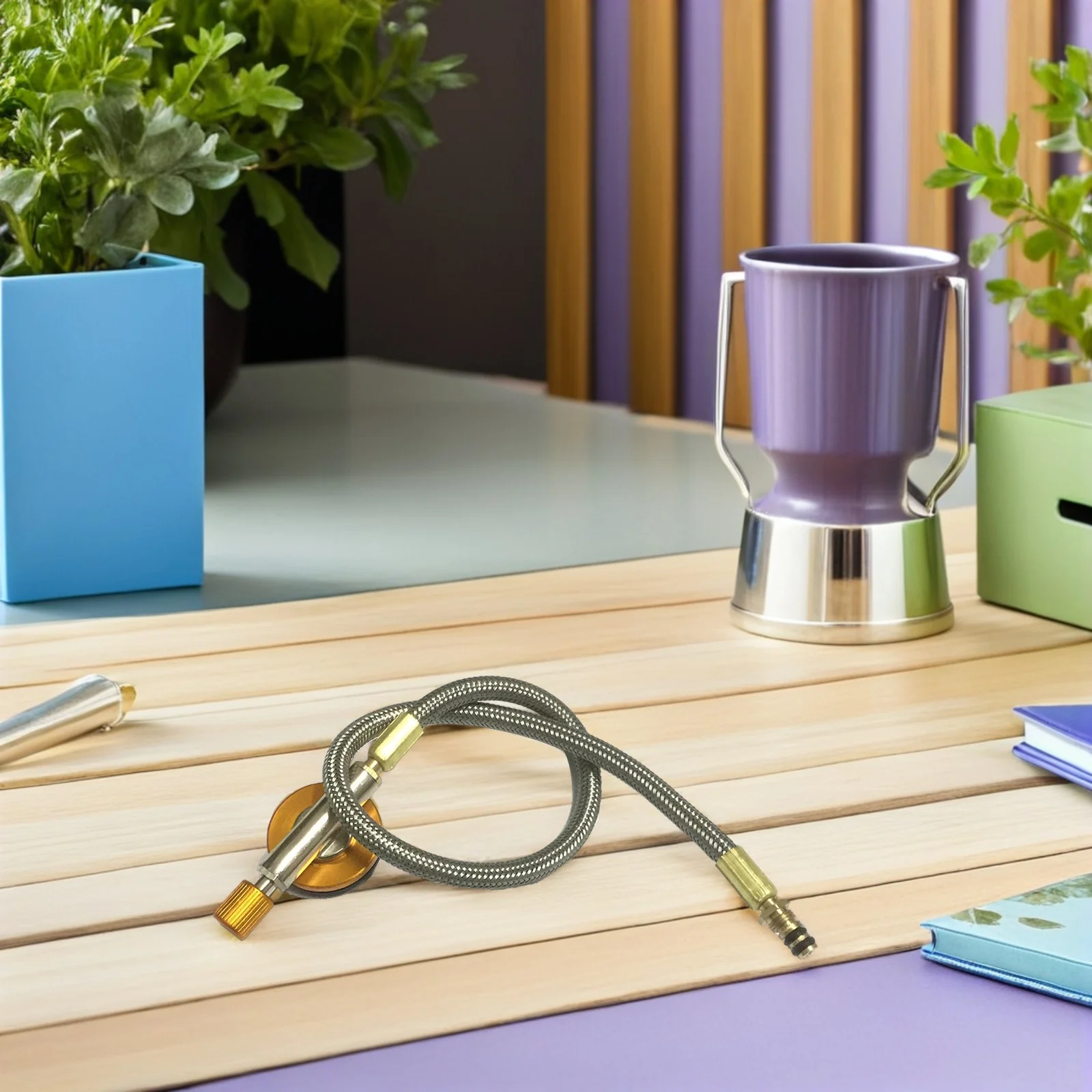 

Split-Type Camping Burner Conduit Durable Universal Stove Gas Furnace Hose Pipet High Heat Resistance Outdoor Stove Accessory