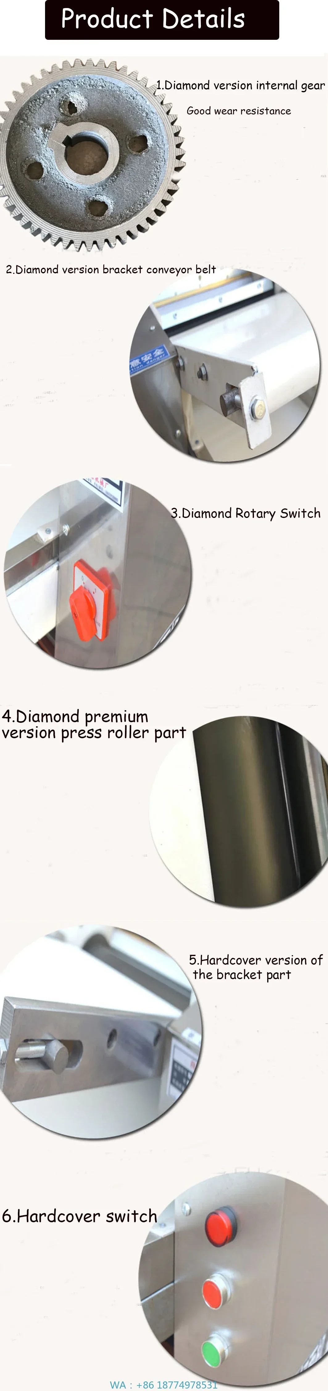 

Electrical Noodles Pressing Machine Manufacturers Table Top Dough Sheeter Industrial Pizza Dough Press Knead Roller