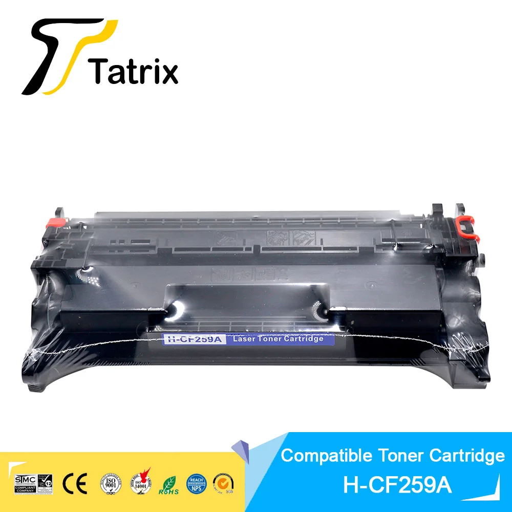 

Tatrix CF 259A CF259A 59A С чипом, совместимый лазерный черный тонер-картридж для HP LaserJet Pro M404dn M404dw и т. д. CF259A