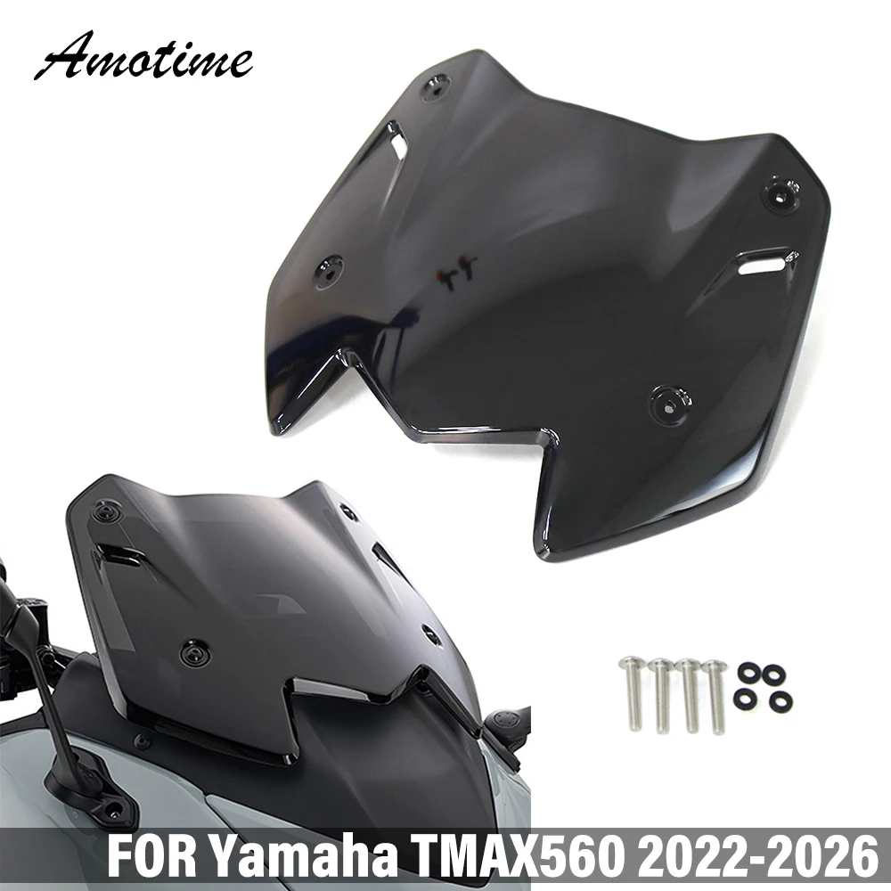 Motorcycle Windshield Fit For T-MAX 560 TECH MAX 2025 2026 TMAX560 TECH MAX Windscreen Visor screen