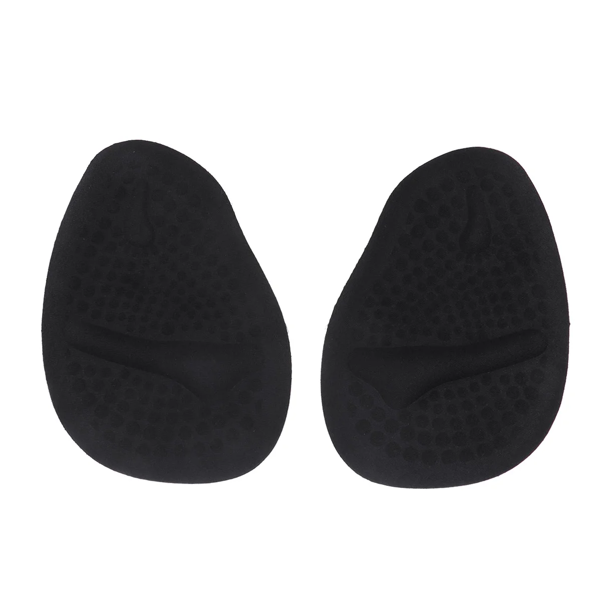 

2 Pair Anti-slip Gel Forefoot Pad Half Insoles Shoe Insoles High Heels Cushion Black gel insole high heel gel pad